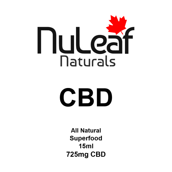 Nuleaf Canada 725mg CBD (15ml) Bottle